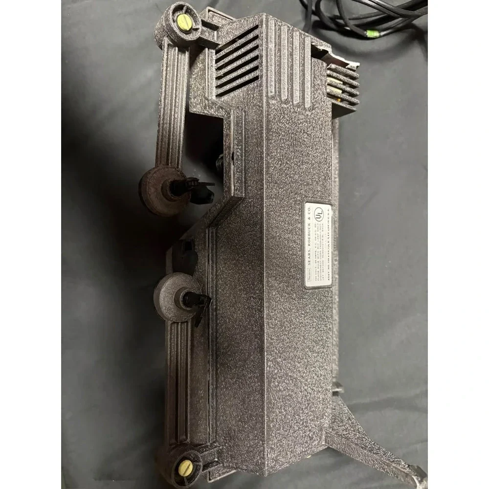 Vintage Sears 9380 8mm Action Movie Film Editor Viewer Box Light Works